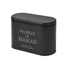 달팽이리빙 푸벨드마망 원터치 미니 휴지통 2L, 블랙