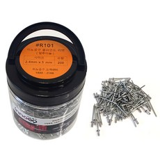 Innotime 鋁製拉釘 2.4 x 5 mm R101 200入, 1個