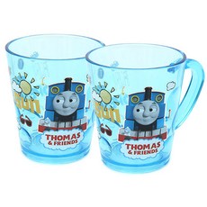 Thomas&Friends 湯瑪士小火車 湯瑪士小火車圖案單柄杯 THK-PN171, 2入, 混色