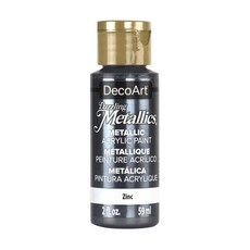 DecoArt Americana Dazzling 金屬壓克力顏料 30 鋅色, 59ml, 1色