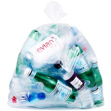 DAMDA 塑膠透明垃圾袋 100入, 1組, 40L
