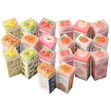 2Youngdesign 亮點四角橡皮擦, 隨機出貨, 20入