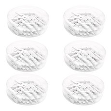 木夾 20入, 白色, 6個