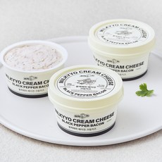 밀키요 크림치즈 블랙페퍼베이컨, 100g, 1개, 3개입