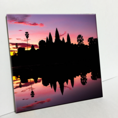 HTP 磁磚 水中倒映的樹木 C678