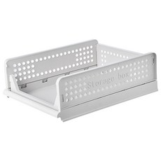 Black Pig Shop 衣櫃抽屜式隔層折疊收納籃 小, 1個