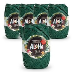 Sevy Aloha系列人造絲編織線, 25號啞光墨綠, 5捲