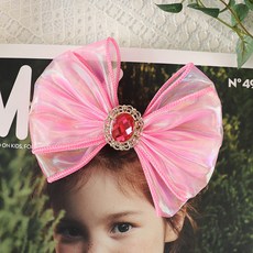 極光寶石蝴蝶結抓夾