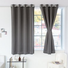 까르데코 브릭 3중직 고밀도 외풍차단 암막커튼 2p