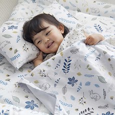 쉬즈홈 국내제조 인견 유아 여름이불, 애니 블루