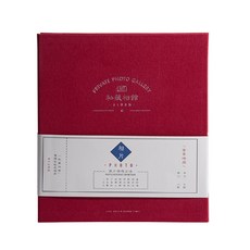 탑투 인생 네컷 띠부씰 포토 앨범, 레드, 50매