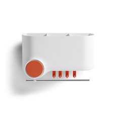 多功能廚房收納架, 白橙