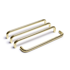 把手世界 10mm 基本款雙孔把手 P192 金色, 4個