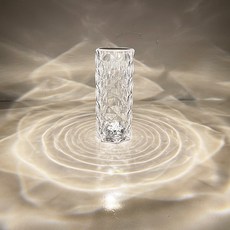 水晶玫瑰3色觸控USB氣氛燈, 混合色