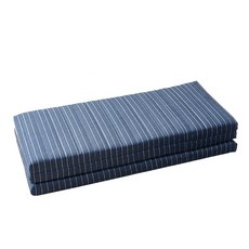 딥슬립 3단 접이식 7존 토퍼 매트리스, 블루스트라이프, 10cm