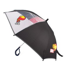 WINGHOUSE 漫威鋼鐵人Q版圖案雨傘 黑色
