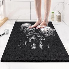 Market Plan 浴室用線圈地墊, 炭黑色, 1個