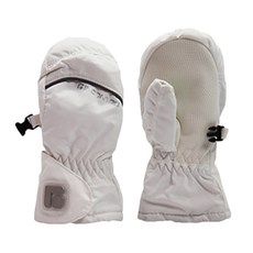 인콘트로 아동용 벙어리 손모아 스키장갑, 백색, 1개