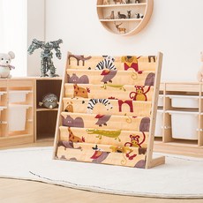 JLIFE Roundy 木質風格書架, 動物, 7層