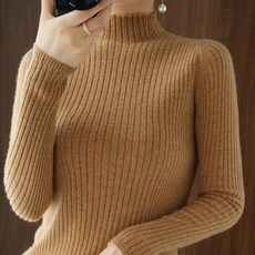 Soleil 女款高領針織衫