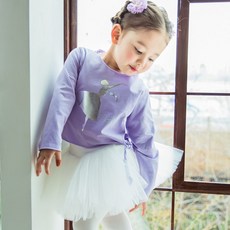 pied a 'terre 女童夢想芭蕾伶娜長袖T恤 PAB-4509