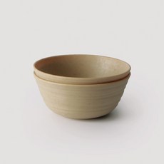 NIneware 韓國製 Daily BTM 中型沙拉碗, 米色, 2個