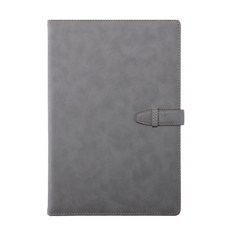 Black Swan天鵝絨頂級商務筆記本, 灰色