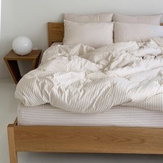 HELLO BEDDING 韓國製造 條紋風格 柔軟觸感 薄被