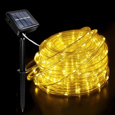 루아즈 태양광 야외 줄전구 22m 200구, 전구색, 1개