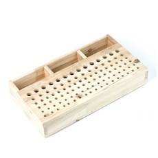 MEO皮革工藝木質工具架 大, 混色, 1個