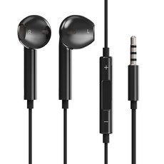 일리온 스테레오 이어팟 유선 이어폰 3.5mm, 블랙