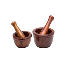 acacia home 漆器芝麻研磨器 + 研缽組, 1套