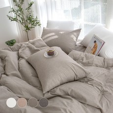 yesbedding 韓國製造 純有機 純水洗 100%棉 薄被, 棕色