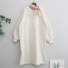 iyaan 孕婦加絨長袖連身裙