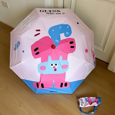 HARAROI 時尚手柄三折晴雨兩用傘