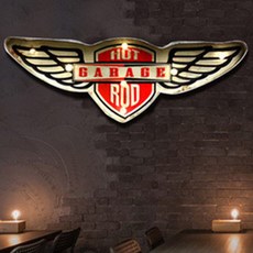 Quardi LED 復古壁掛式車庫, 1個