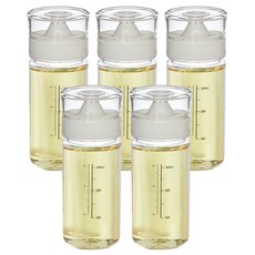 Cimelax Cloil 矽膠油品調味瓶 白色, 5個, 350ml