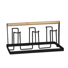 鋼材單層杯架, 黑色, 1個