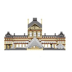 lezi 나노블럭 프랑스 루브르 박물관 LZ8040, 혼합색상, 1개