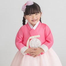 Gaon 女紅花堂的女童款兒童韓服組 AW205