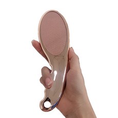 Minigen 手柄型足部去角質器 玫瑰金, 1入, 1個
