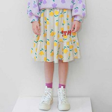 女童 G 停留花半身裙