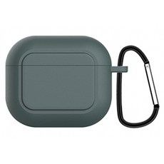 Moment Apple AirPods 3代 矽膠方形無線耳機保護殼, 綠色, A3SSC-G, 1個
