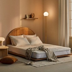 MARCELINE Good Dream Aller-shield 超細纖維絎縫防水保潔墊, 象牙白