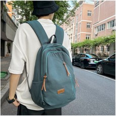 Hilio 日常帆布後背包, 深綠色