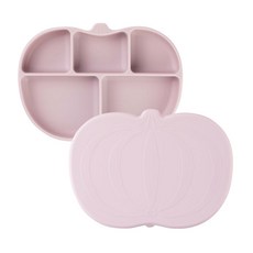 cucopama 孩童南瓜造型餐盤, 餐盤+蓋子, 寶寶粉