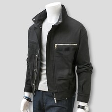 블루포스 남성용 헬리엇 트러커 면 오버핏 자켓