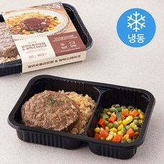 마시뜨랑 알리오올리오밥 & 함박스테이크 (냉동), 250g, 1개