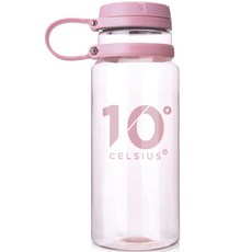 10 Degree CELSIUS 隨身運動水壺, 粉色, 1L, 1個