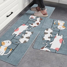 可愛插畫地墊 2入組, 梯子